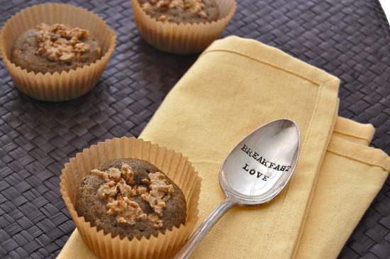 gluten free banana oat muffins